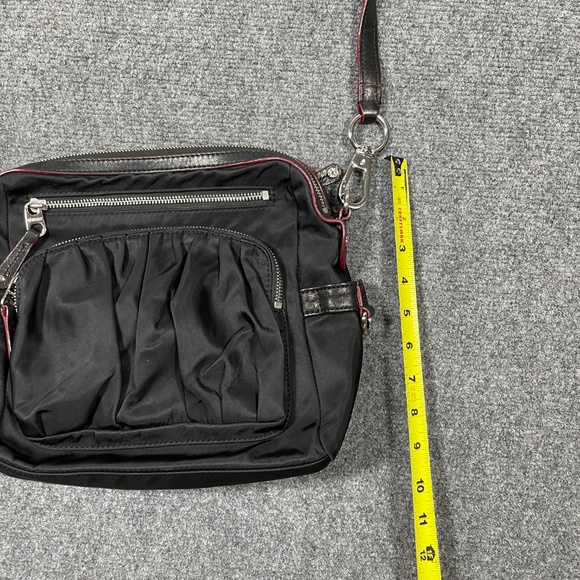 MZ Wallace Lizzy Crossbody Shoulder Bag Purse Handbag Black 0936 - Picture 12 of 14